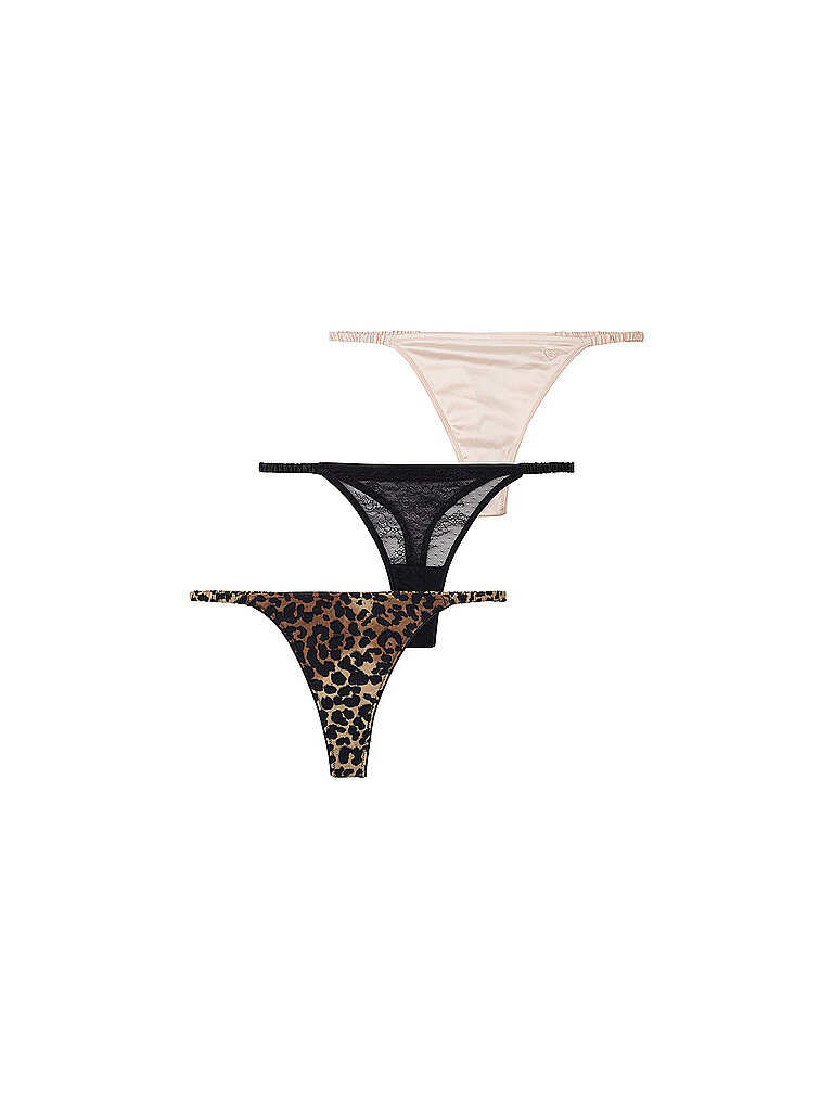 LOVE STORIES String 3-er Pkg. Threesome Roomservice schwarz | 38